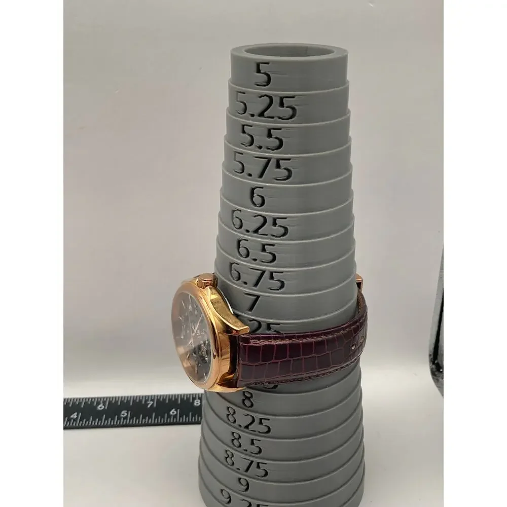 Kenneth Cole KC1549  Mens Automatic Watch 42mm Skeleton Back - WR  Leather Strap - Picture 13 of 13